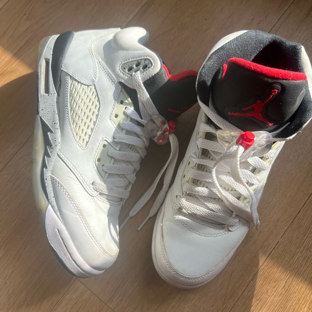COPY - Retro Jordan 5 (GS) ‘White Cement’ size 6Y (2017)
